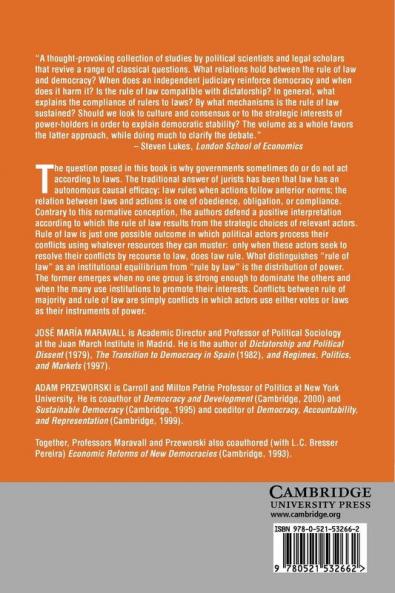 Democracy and the Rule of Law