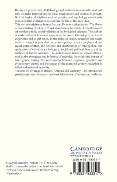 Biology Medicine and Society 1840 1940