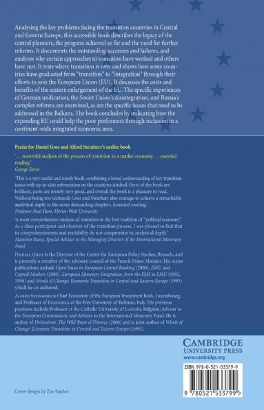 Economic Transition in Central and Eastern Europe