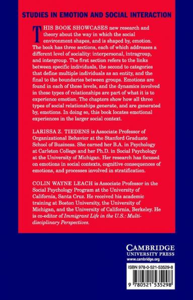 The Social Life of Emotions