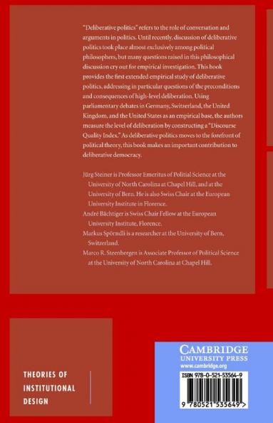 Deliberative Politics in Action