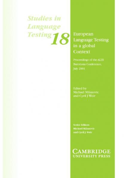 European Language Testing in a Global Context