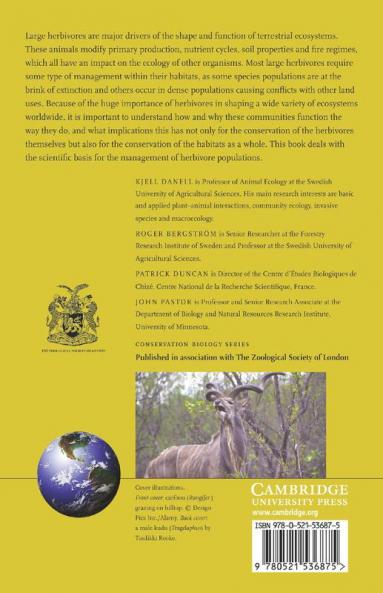 Large Herbivore Ecology Ecosystem Dynamics and Conservation