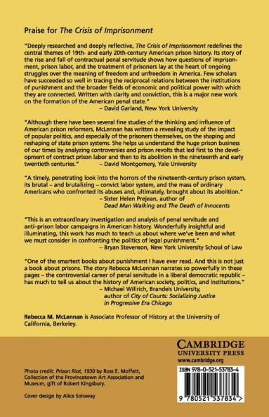 The Crisis of Imprisonment
