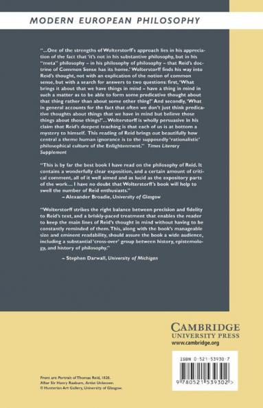 Thomas Reid and the Story of Epistemology