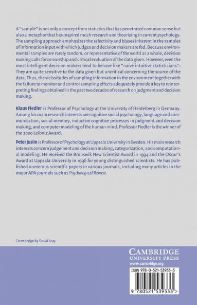 Information Sampling and Adaptive Cognition