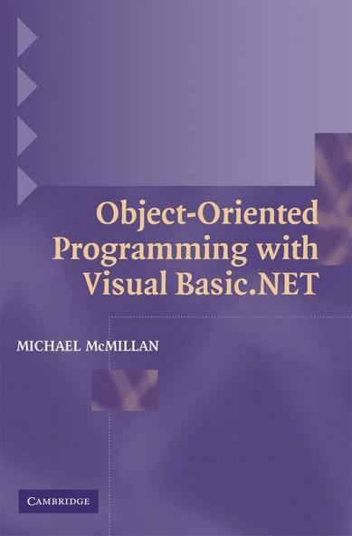 Object-Oriented Programming with Visual Basic.NET