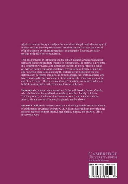 Introductory Algebraic Number Theory