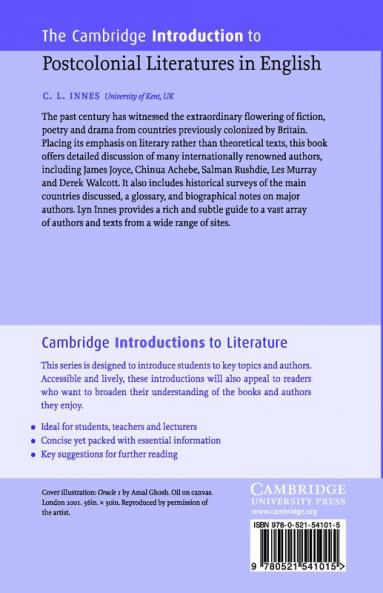 The Cambridge Introduction to Postcolonial Literatures in English