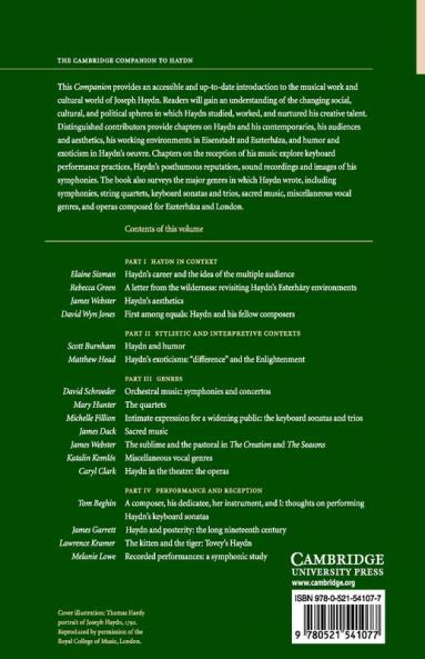 The Cambridge Companion to Haydn