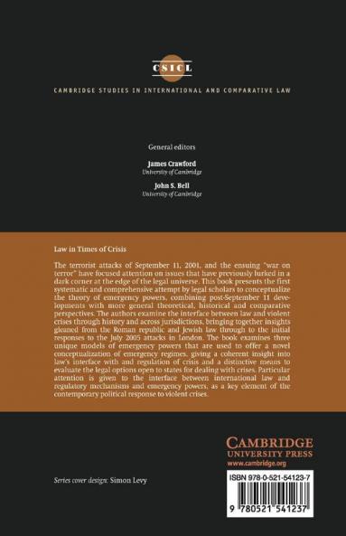 Law in Times of Crisis