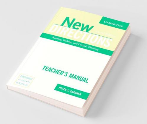 New Directions Teacher's Manual