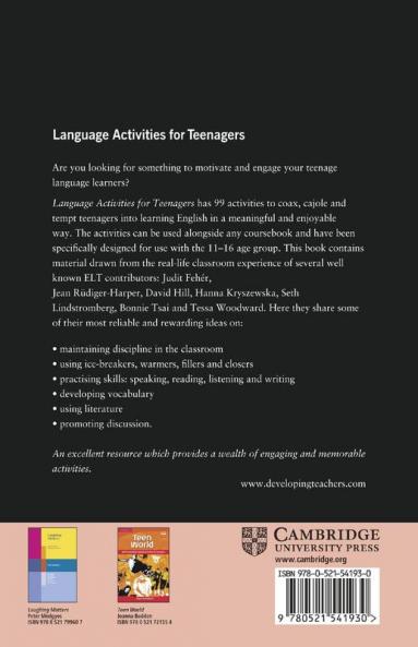 Language Activities for Teenagers