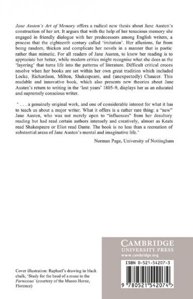 Jane Austen's Art of Memory