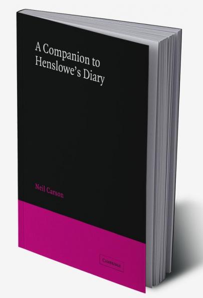 A Companion to Henslowe's Diary