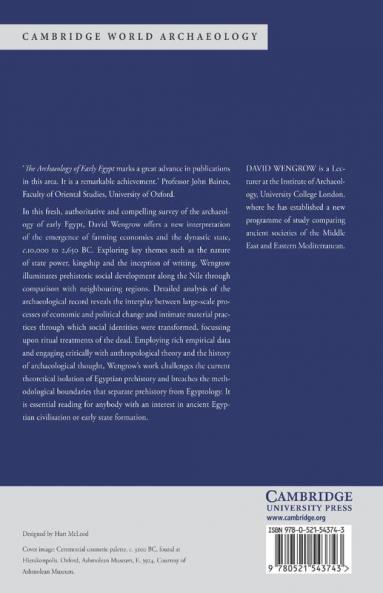 The Archaeology of Early Egypt