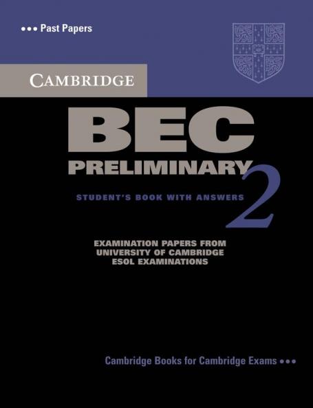 Cambridge Bec Preliminary 2 with Answers