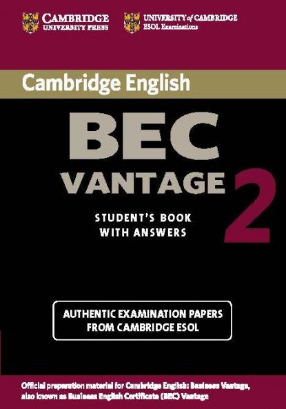 Cambridge BEC Vantage 2 Student's Book with Answers