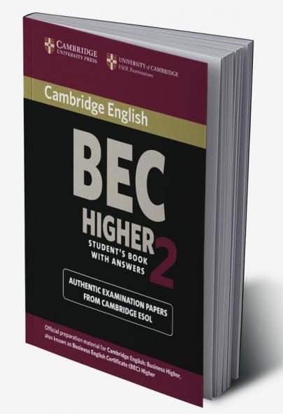 Cambridge BEC Higher 2 Student's Book with Answers
