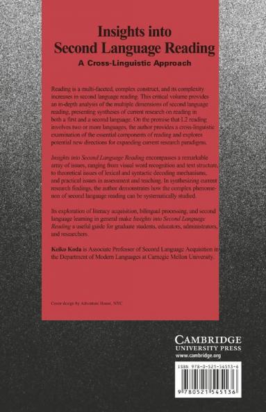 Insights Into Second Language Reading