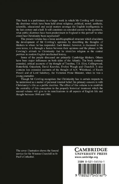 Religion and Public Doctrine in Modern England