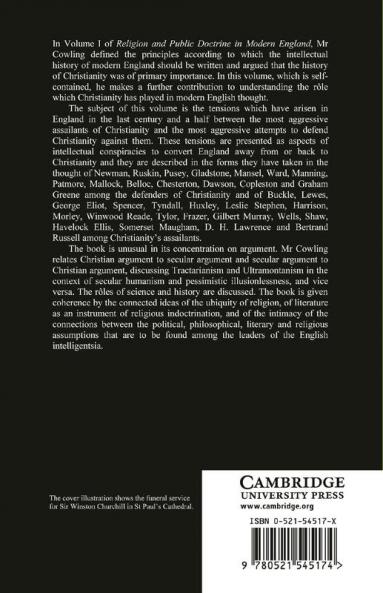 Religion and Public Doctrine in Modern England