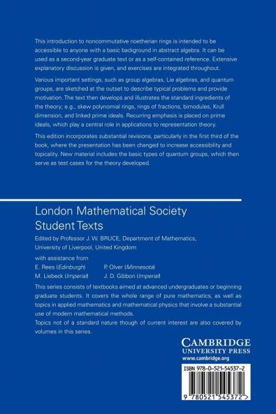 An Introduction to Noncommutative Noetherian Rings