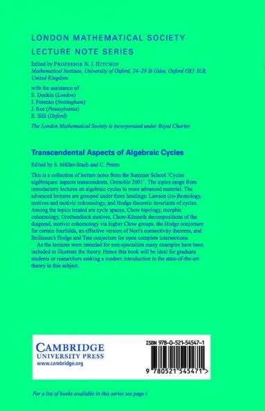 Transcendental Aspects of Algebraic Cycles