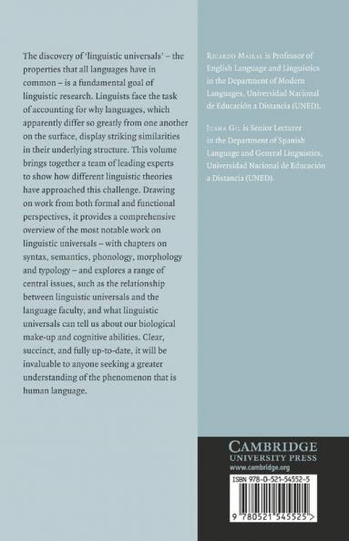 Linguistic Universals