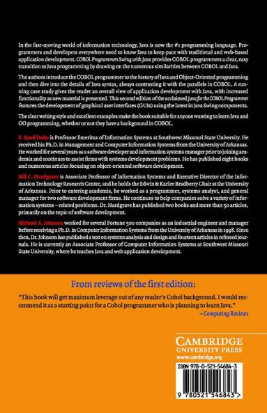 COBOL Programmers Swing Java 2ed