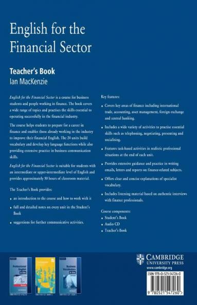 English for the Financial Sector