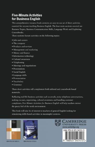 Five-Minute Activities for Business English