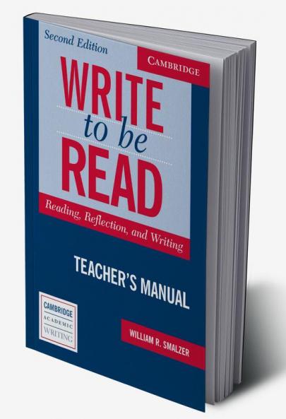 Write to Be Read Teacher's Manual