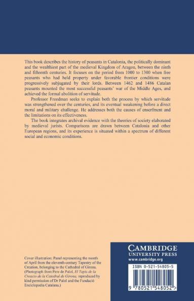 The Origins of Peasant Servitude in Medieval Catalonia