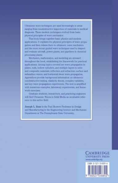 Ultrasonic Waves in Solid Media