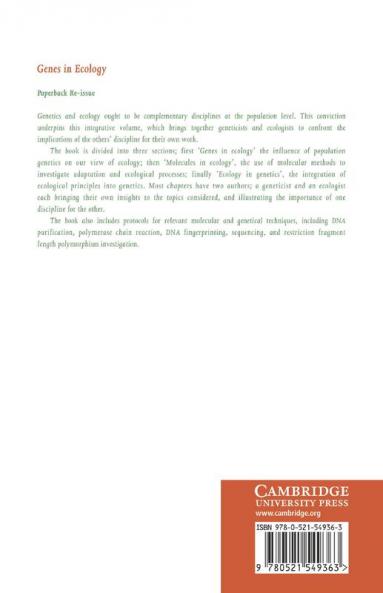 Genes in Ecology