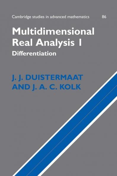 Multidimensional Real Analysis I