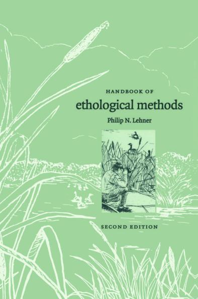 Handbook of Ethological Methods