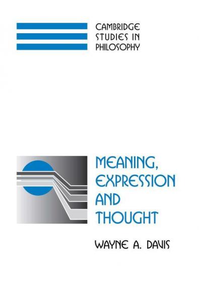 Meaning Expression and Thought