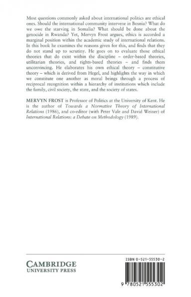 Ethics in International Relations