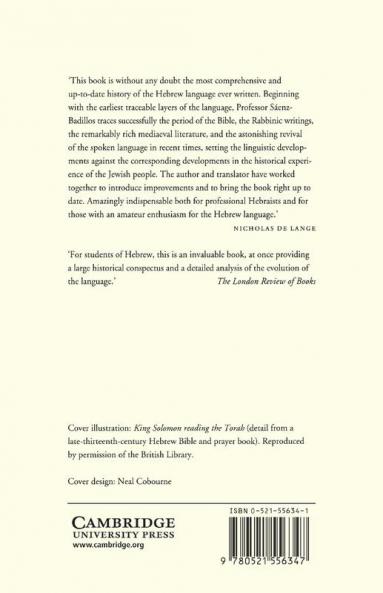 A History of the Hebrew Language
