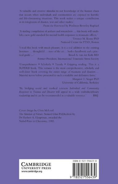 Individual and Community Responses to Trauma and Disaster