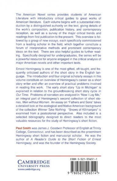New Essays on Hemingway's Short Fiction