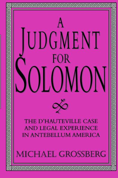 A Judgment for Solomon