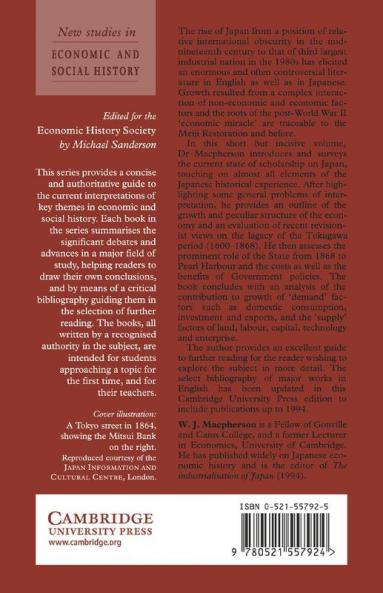 The Economic Development of Japan 1868 1941