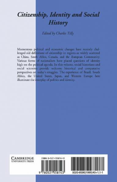 Citizenship Identity and Social History