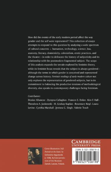 Feminist Readings of Early Modern Culture