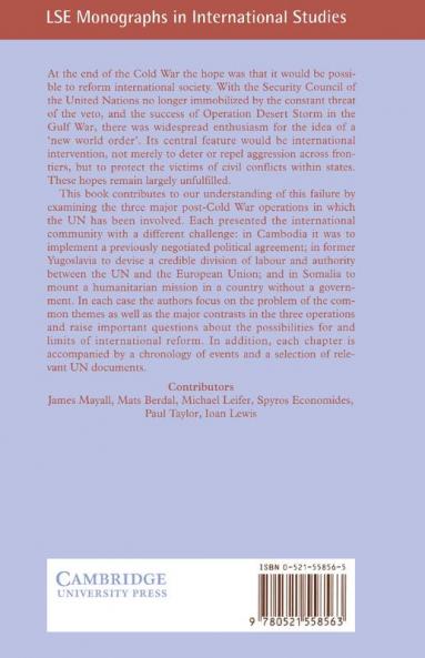 The New Interventionism 1991-1994