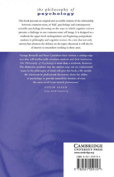 The Philosophy of Psychology