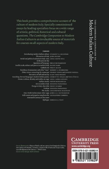 The Cambridge Companion to Modern Italian Culture